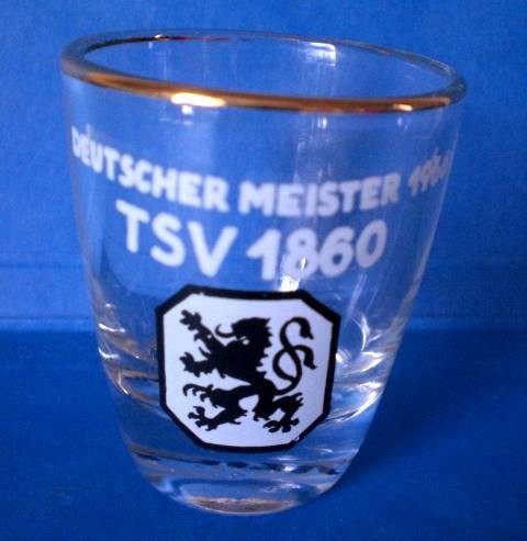 TSV 1860 München 2er Set Schnapsseidel Schnapsglas mit Kordel plus Glas 
