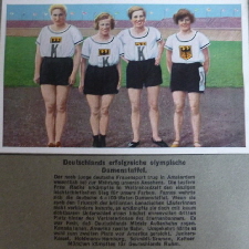 1928 Franck Sport-Bilder Damenstaffel mit Kellner