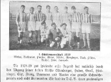 1929 1. Schlermannschaft