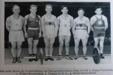 1932 Olympia Wlpert Gewichtheben Federgewicht