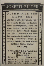 1936 Olympia JOSETTI Straberger Serie 115,  Bild 2 (3)