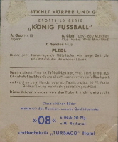 1938 Knig Fussball Turbaco C Spieler Nr. 5 Pledl (1)
