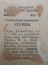 1950-51 OK Kaugumme Nr. 15 Sthrk Stabhochsprungmeister (1)