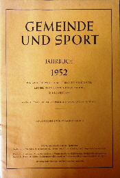 1952 Gemeinde und Sport Jahrbuch