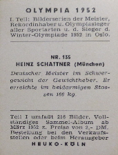 1952 Olympie Heuko Heinz Schattner 1860 Mnchen (2)