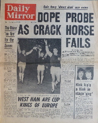 1965 Wembley  Daily Mirror 20.5.1965