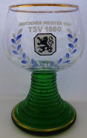 1966 Weinglas Rmer Deutscher Meister 1966