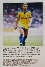 1978 Bergmann Alpia Weisweiler Deine Bundesliga  H. Flohe gelb