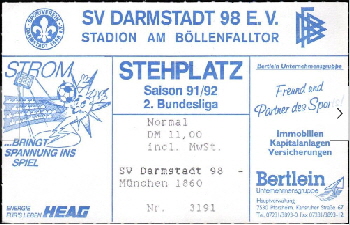 1991-92 Darmstadt-60 - Abstiegsrunde