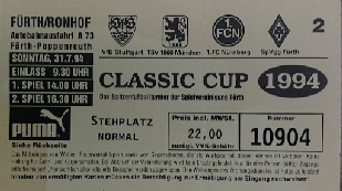 1994-95  Turnier in  Frth Nrnberg-60 0-4