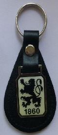 Schlsselanhnger 1998 Leder mit Emblem