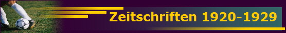 Zeitschriften 1920-1929